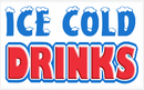 Ice Cold Drinks 3'x5' Flag ROUGH TEX® 100D