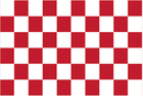 Checkered Red & White 12"x18" Flag ROUGH TEX® 100D With Grommets