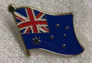 Australia Wavy Lapel Pin