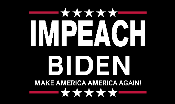Impeach Biden Make America Great Again 4'x6' Flag Rough Tex® 68D Nylon