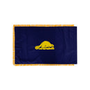 United States 56 Flags Set 3x5 Feet Cotton Gold Fringe Sleeve Premium Indoor Use One of Each American State & all Six U.S.A. Territories