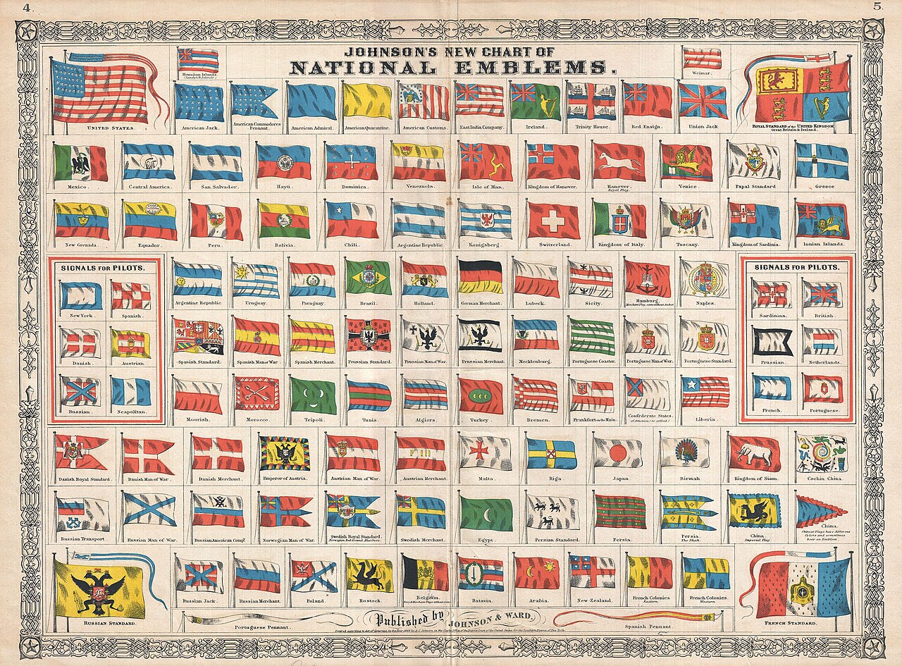 County Code Flags National Flags Assortment One of Each County