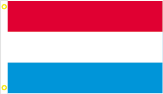 Luxembourg 3'X5' Flag ROUGH TEX® 100D