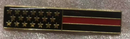 USA Red Line Bar Lapel Pin
