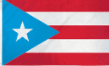 Puerto Rico Light Blue 3'x5' Embroidered Flag ROUGH TEX® Nylon 300D