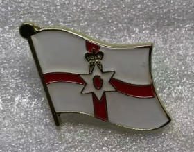 Northern Ireland Wavy Lapel Pin