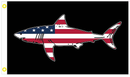 American Shark USA Beach Life 3'x5' Flag ROUGH TEX® 100D Gulf of America