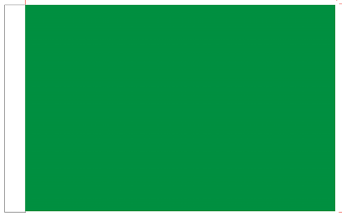 Green 12"x18" Stick Flag ROUGH TEX® 100D 30" Wooden Stick