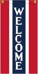 Welcome American 3'x2' Banner ROUGH TEX® 100D with Sleeve & Grommets