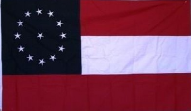 Jeff Davis Beauvoir 5'x8' Embroidered Flag ROUGH TEX® 600D