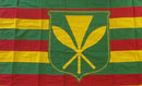 Kanaka Maoli 3'x5' Embroidered Flag ROUGH TEX® Cotton
