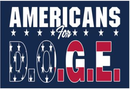 American For DOGE USA 3'x5' Flag ROUGH TEX® 100D