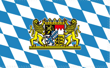 Bavaria Free Crest 4'x6' Flag Rough Tex® 100D
