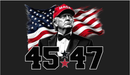 Trump 45 47 USA 3'X5' Flag ROUGH TEX® 100D