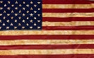 USA American Vintage 12"x18" Stick Flag Rough Tex® with Wooden Staff