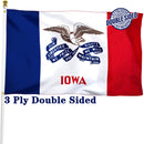 Iowa 3x5 Feet Double Sided Flags