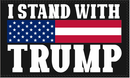 I Stand With Trump USA Bar 3'X5' Flag ROUGH TEX® 100D