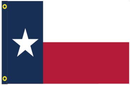 Texas 3'X5' Flag ROUGH TEX® 100D with Sleeve & Gold Fringe