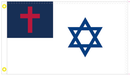 Christian Hebrew 3'X5' Flag ROUGH TEX® 100D