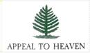 An Appeal To Heaven 3'x5' Embroidered Flag ROUGH TEX® Cotton with Colored Box