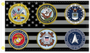 Six USA Military Branches 3'X5' Flag ROUGH TEX® 100D