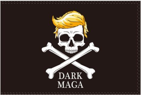 Dark MAGA Skull 3'x5' Flag ROUGH TEX® 100D