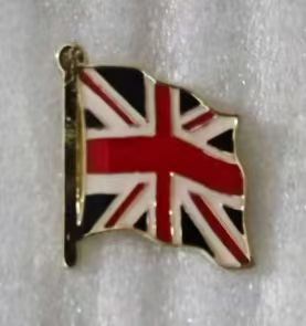 United Kingdom Wavy Lapel Pin