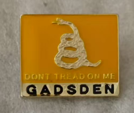 Gadsden Square Lapel Pin