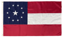 1st National 11 Stars & Bars 4'x6' Embroidered Flag ROUGH TEX® Cotton