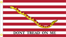 1st Navy Jack 2'x3' 1776 Double Sided Embroidered Flag ROUGH TEX® 600D