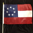 Gravemarker Cemetery Flags Colonial American War Between the States Union CSA USA Stick Flags 12x18 Inches 12 Packs