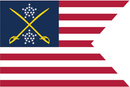 1st Cavalry Union 1863 12"x18" Flag ROUGH TEX® 100D With Grommets