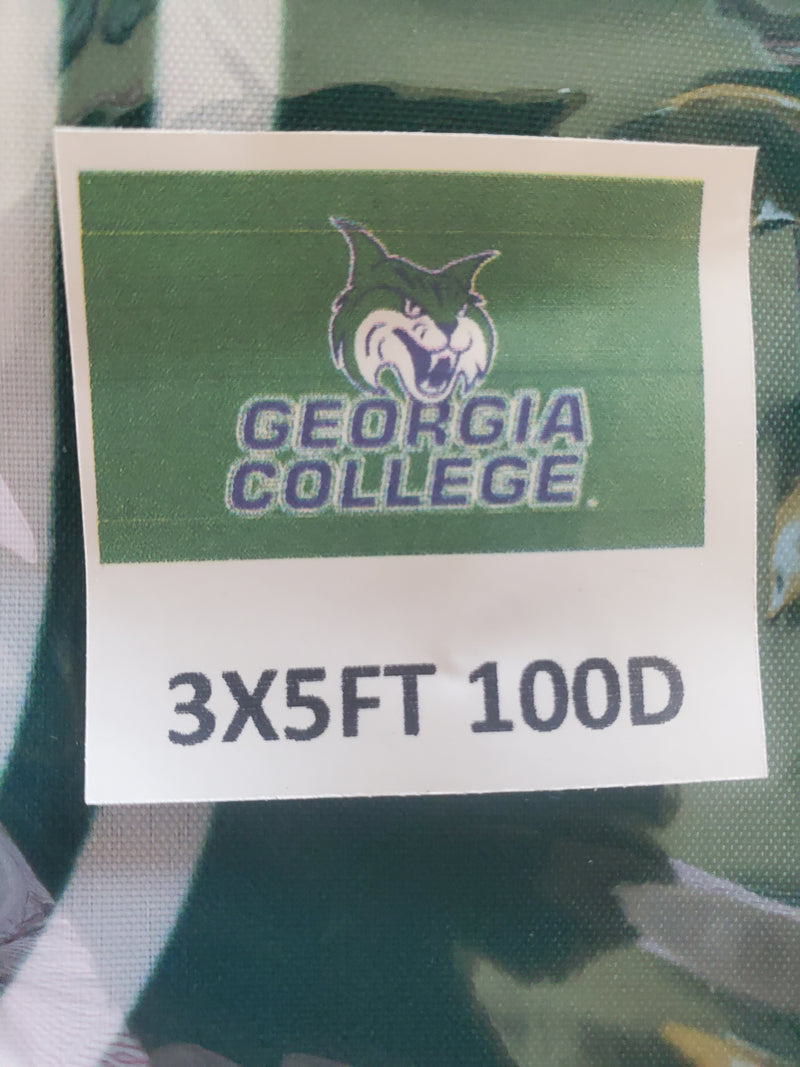 3'X5' Georgia College & State University 100D Bobcat Banner Flag