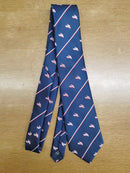 USA American Flags Navy Blue Men's Ties