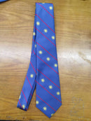 Texas Lone Star Navy Men's Rep Tie TX 1836 De Zavala Ties