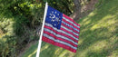 Betsy Ross 2nd Amendment USA American Car Flag Double Sided Knit