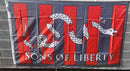 SONS OF LIBERTY original TEXAS RATTLESNAKE 3'x5' Rough Tex ® 100D Flags 1776