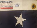 USA Flag Valley Forge Best Commercial Grade 100% Cotton 3'x5' American embroidered stars & sewn stripes Made In U.S.A.