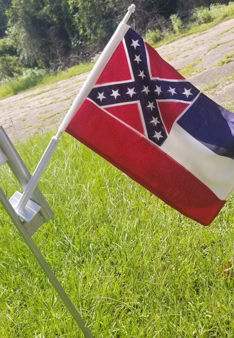 Old Mississippi Car Flag ROUGH TEX® car flags