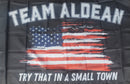 Try That in a Small Town USA Vintage American Blackout 3'X5' Flag ROUGH TEX® 100D Team Aldean Banner