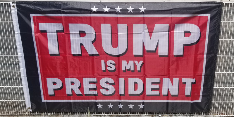 Trump Is My President Red 3'x5' Flag ROUGH TEX® 68D Nylon