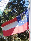 Georgia Official State Flag 3x5 Feet Nylon