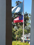 Georgia Official State Flag 12"x18"Inches Nylon