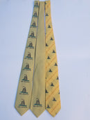 Set of 3 Gadsden Large Logo Ties Don't Tread on Me American 1776 Men's Ties