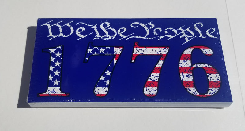 We the People 1776 Patriot American Bumper Sticker Made USA