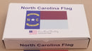 North Carolina 3'x5' Flag Americana Gift Boxed USA NC States Hemp Collection 100% Embroidered America