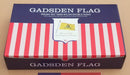 Gadsden 3'x5' Flag Americana Gift Boxed US History Collection 300D Nylon Embroidered Don't Tread on Me