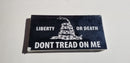 Liberty or Death Culpeper Don't Tread On Me Gadsden Blackout Made in USA 3.75"x7.5" American Bumper Stickers