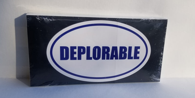 Deplorable Bumper Sticker