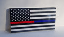 US Police & Firefighter Memorial Bumper Sticker